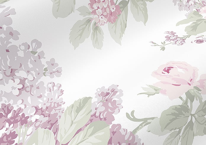 Shabby Chic by Rachel Ashwell Wild Garden (Blackout), Lilac - Twist&Fit Roller Blind - Image 4
